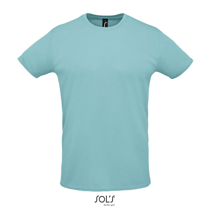 T-shirt personnalisé 130g manches courtes unisexe Sprint Pool Blue